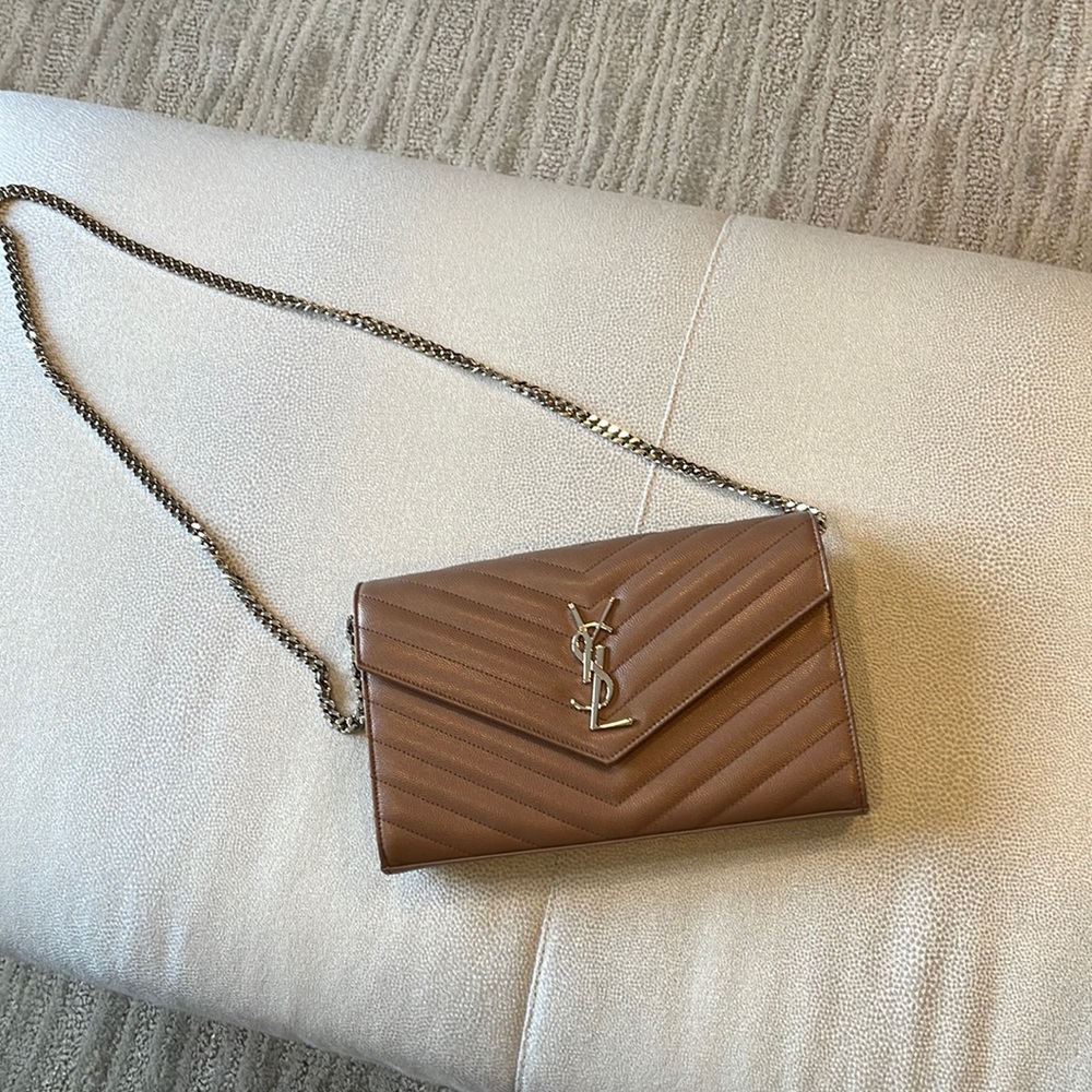 Saint Laurent wallet on a chain!!!! Mint condition!